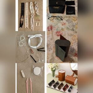 Glasses storage Anti-blue light glassesHair accessories, hair ties, belts, claw